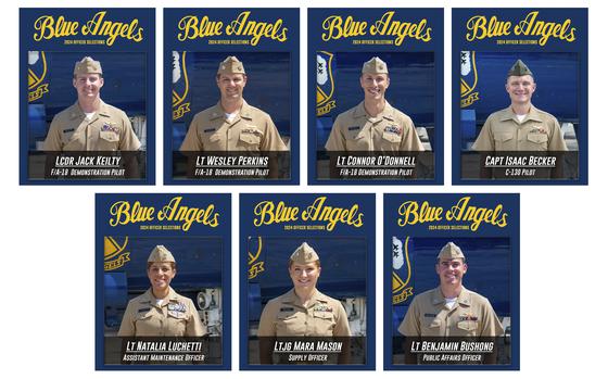 Seven New Officers Will Join The U S Navy Flight Demonstration   Blue Angels New Officers 2024 Composite 